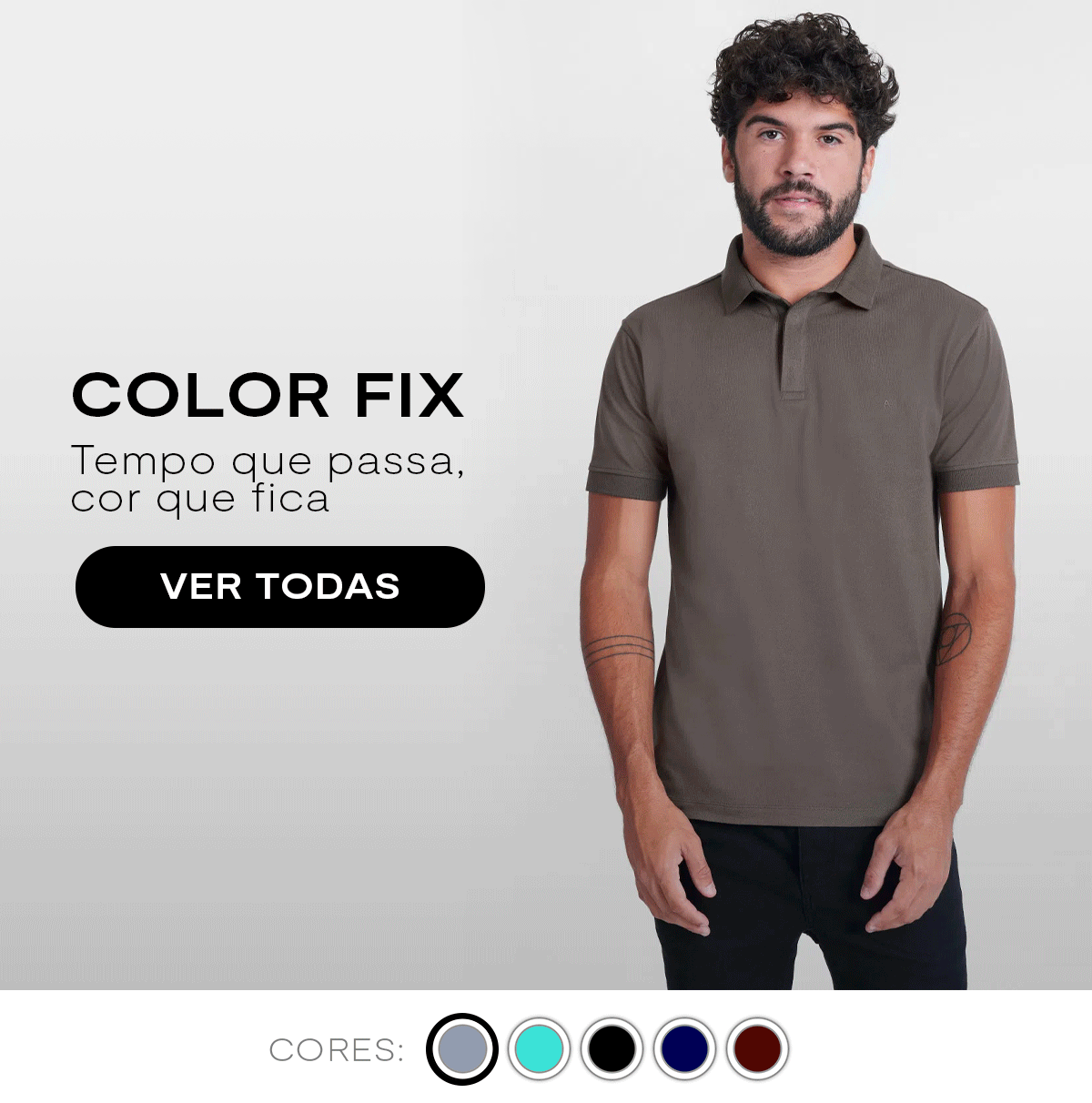 Aramis Novas Polos, novas cores. Conheça a Color Fix! Milled