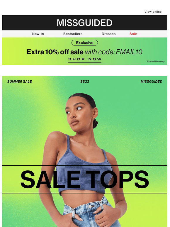 Missguided UK Email Newsletters Shop Sales Discounts and Coupon