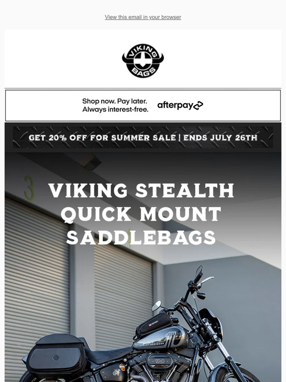 Viking Bags BACK IN STOCK // Viking 2018+ Softail M8 Quick Detach