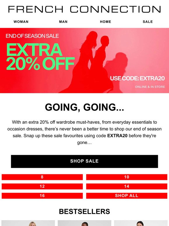 PSA: Get an extra 20% off sale 🚨