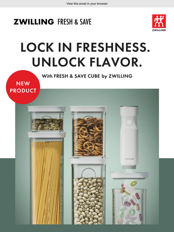 The ZWILLING Group Cutlery & Cookware INTRODUCING CUBE Airtight Food