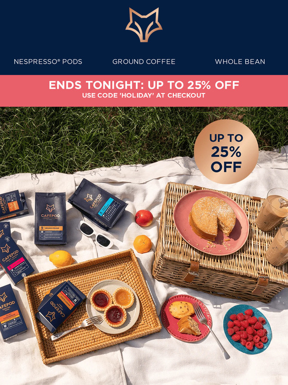 Ends Tonight: Up To 25% OFF