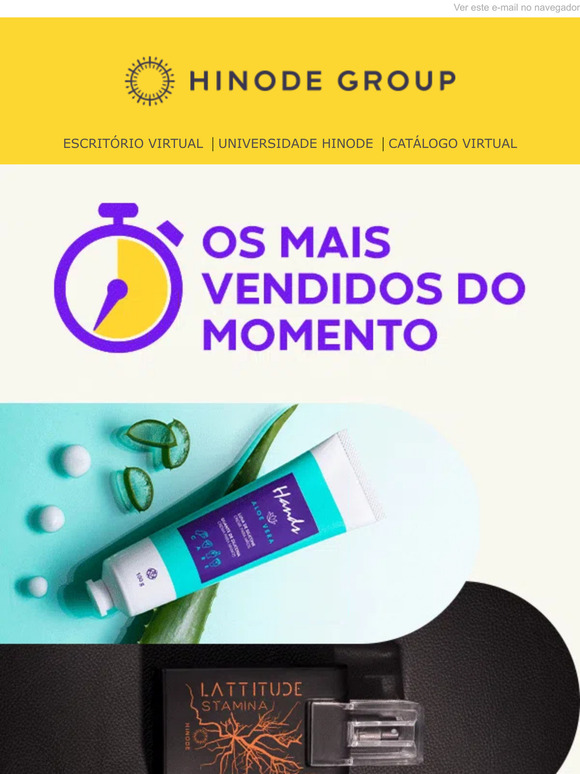Os mais vendidos do momento 🛍
