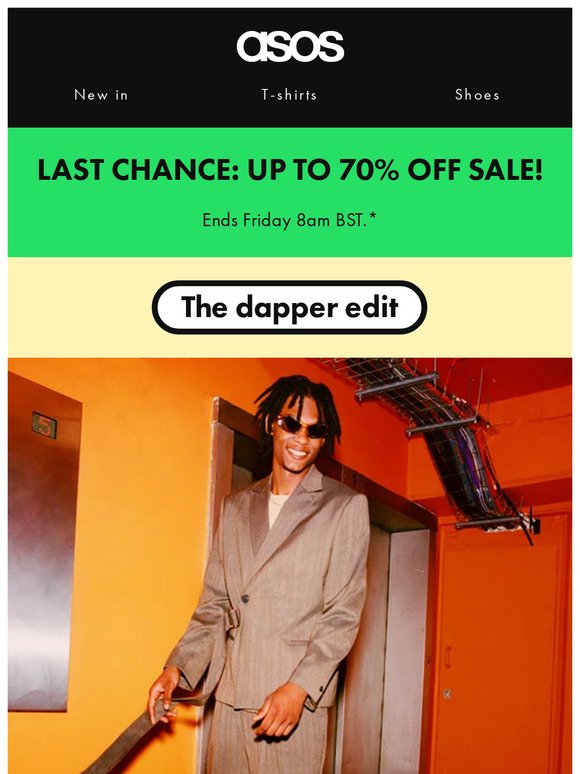 Ending soon! The up-to-70%-off Sale 💔🚨