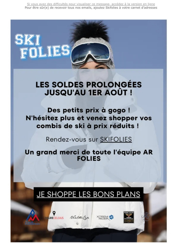 SOLDES - 3ème démarques !