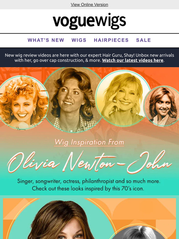 Wig-spiration From Olivia Newton-John 💃