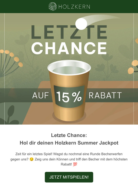 ⚠️ Nur noch heute: Bis zu -15% Extra