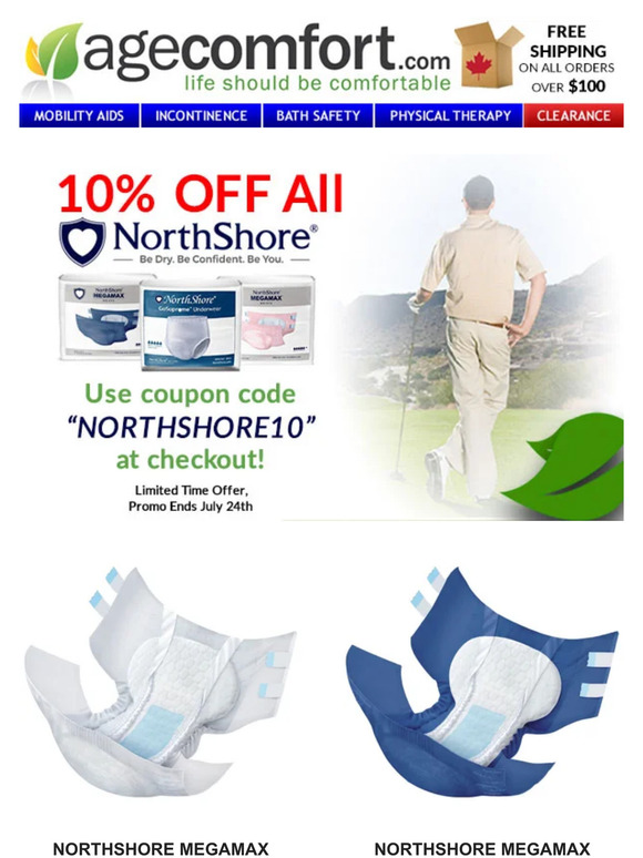 NorthShore MEGAMAX Adult Diapers