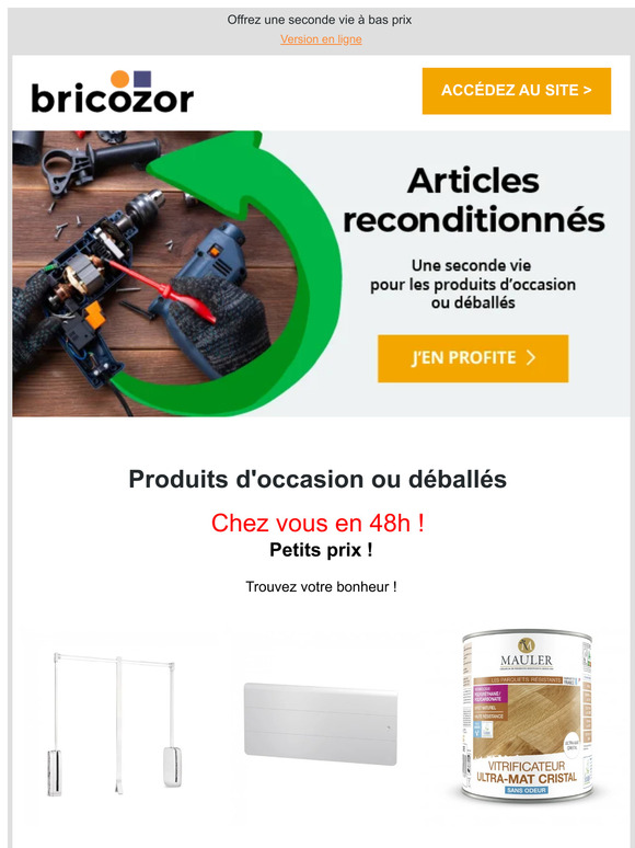 ⚡Prix canons sur nos articles reconditionnés