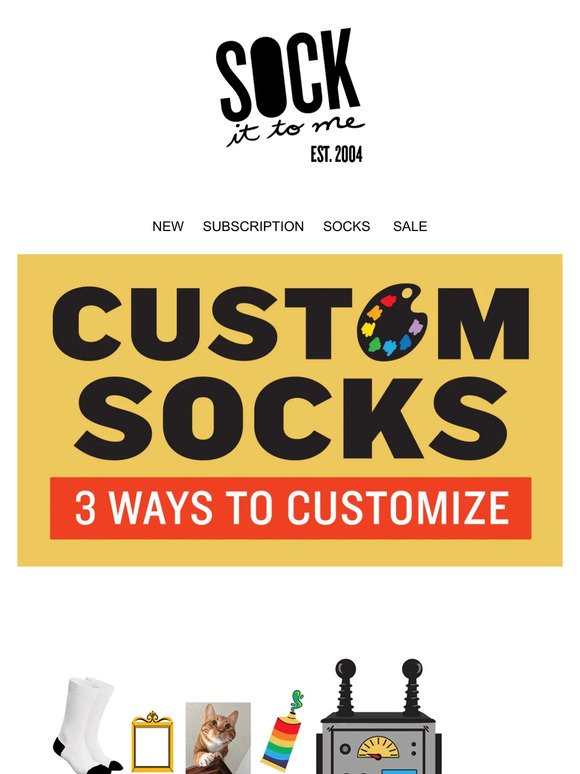 🎨 Personalize Your Style: Create Custom Socks Now!