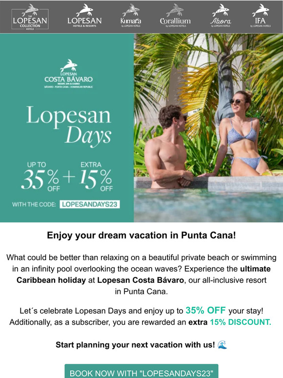 ☀️ Lopesan Days in Punta Cana🍹