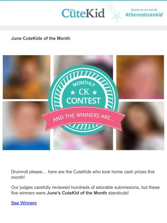 See June's CuteKids of the Month 👀