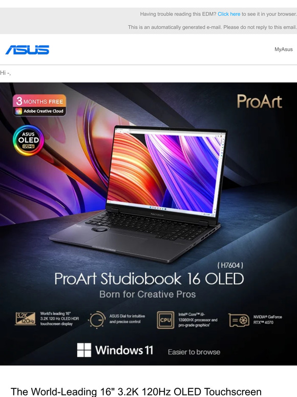 Asus Singapore The Best ASUS Creator Laptop is back and now made even