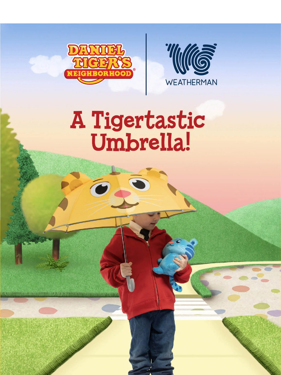 Daniel Tiger Kids Collection by Weatherman Umbrella