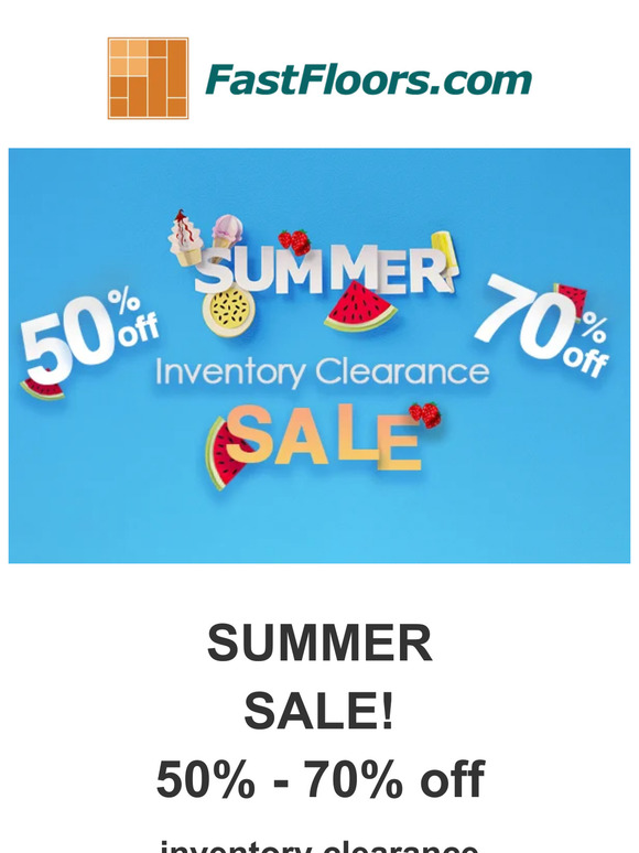 Summer Sale! 50% - 70% off