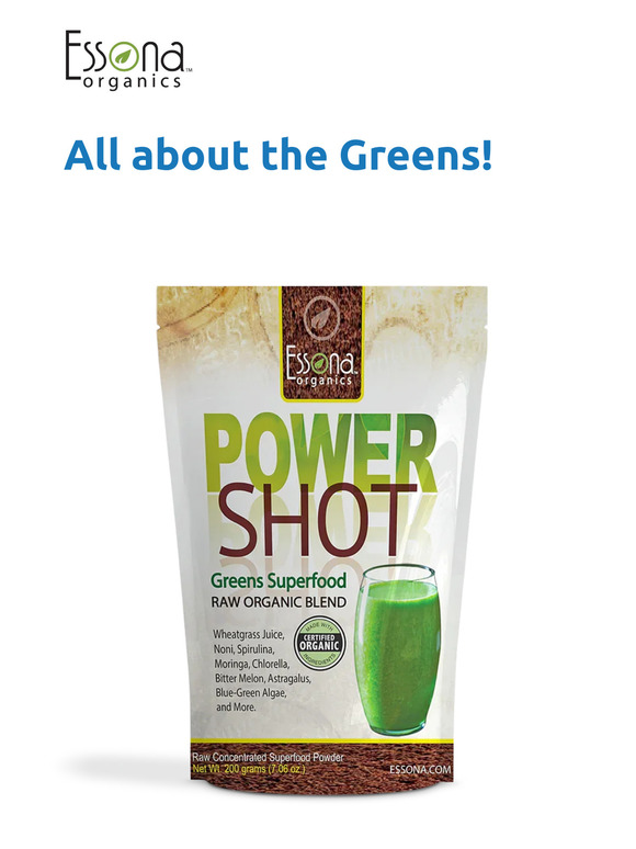 Hi Hello, All about the Greens...Superfoods!
