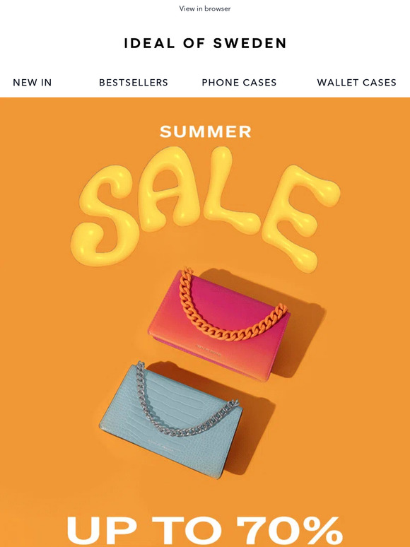 70% off selected bags