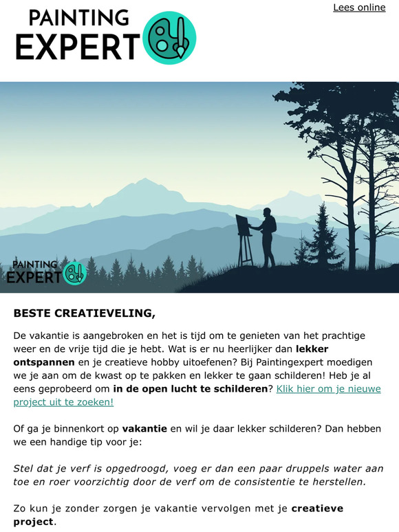 Schilderen in de vakantie?🌞🌴 Deze tips heb je nodig💡