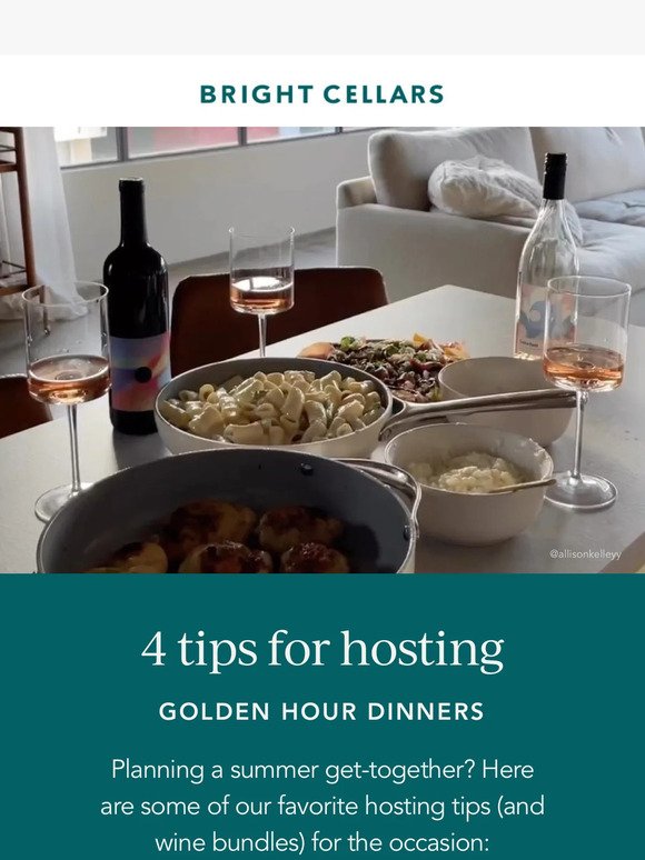 4 tips for dinner party success 🍷