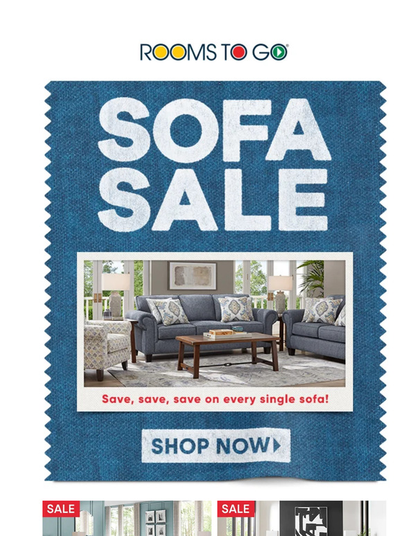 The wait is over! Sofa Sale is here!