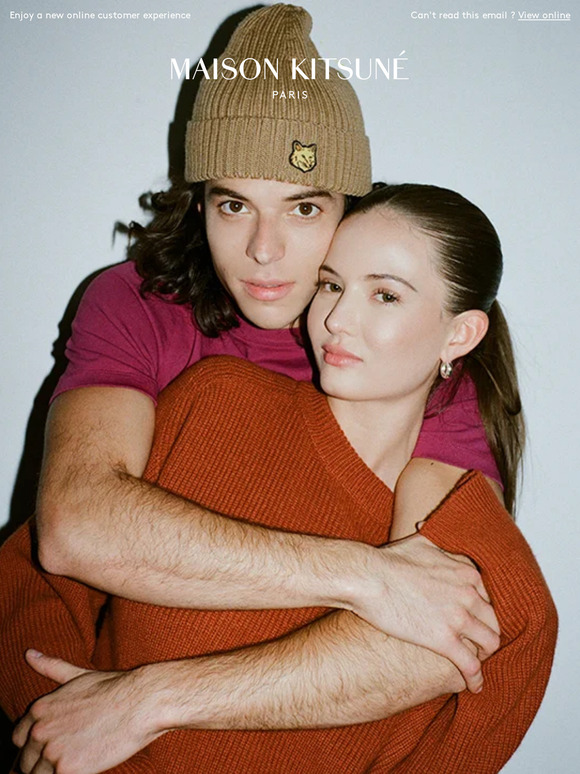 Maison Kitsuné US New website features and services Milled