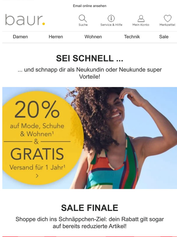 20% on top im Summer SALE Finale 💥⚡