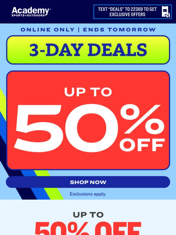 Up to 85% Off Clearance at Academy Sports + Outdoors