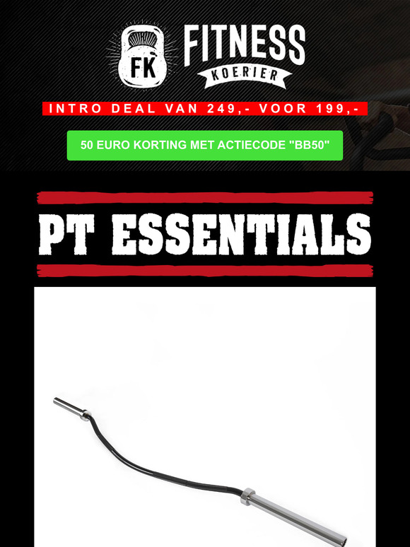 €50,- intro korting - Buffalo Barbell - van 249,- voor 199,-