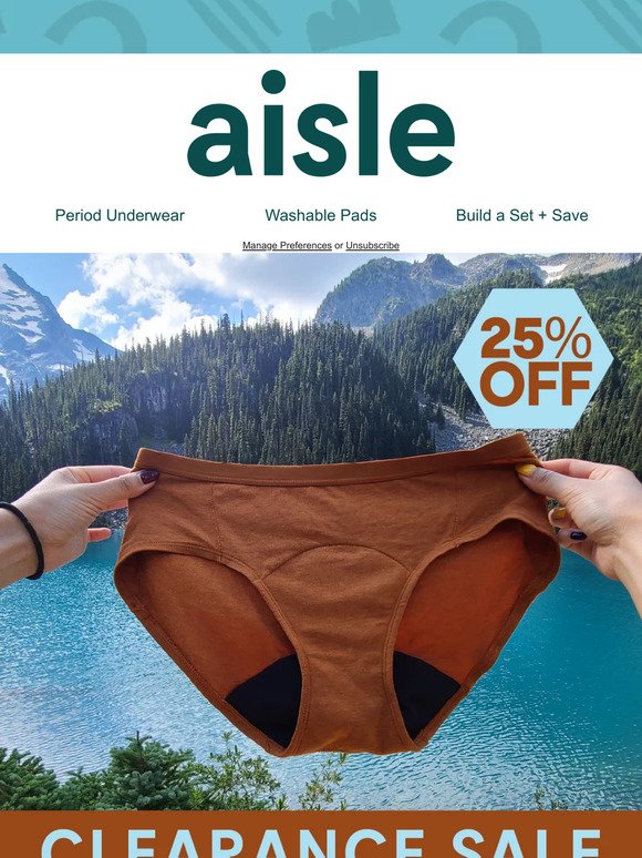 Period Undies Clearance On Now! Incl. Bestsellers