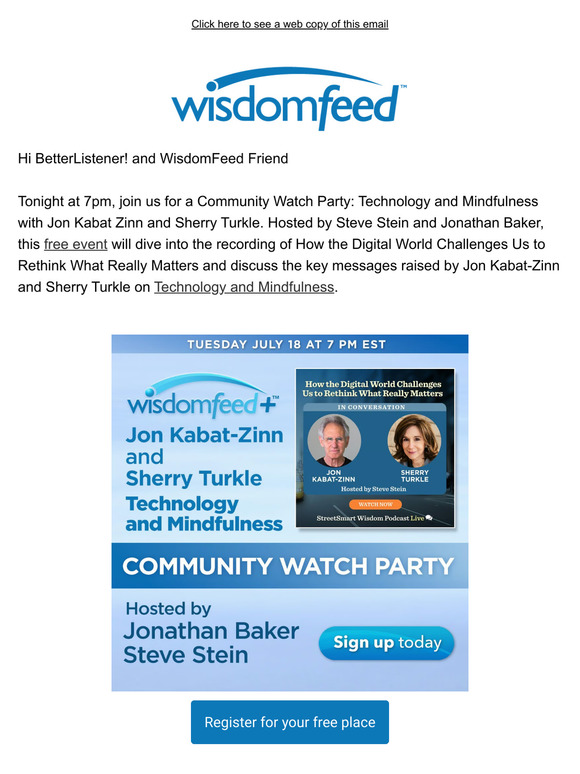 [Starting In One Hour] Community Watch Party [Tonight at 7pm]