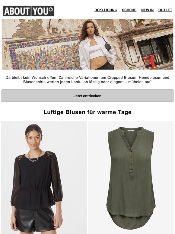 Luftige Blusen für warme Tage