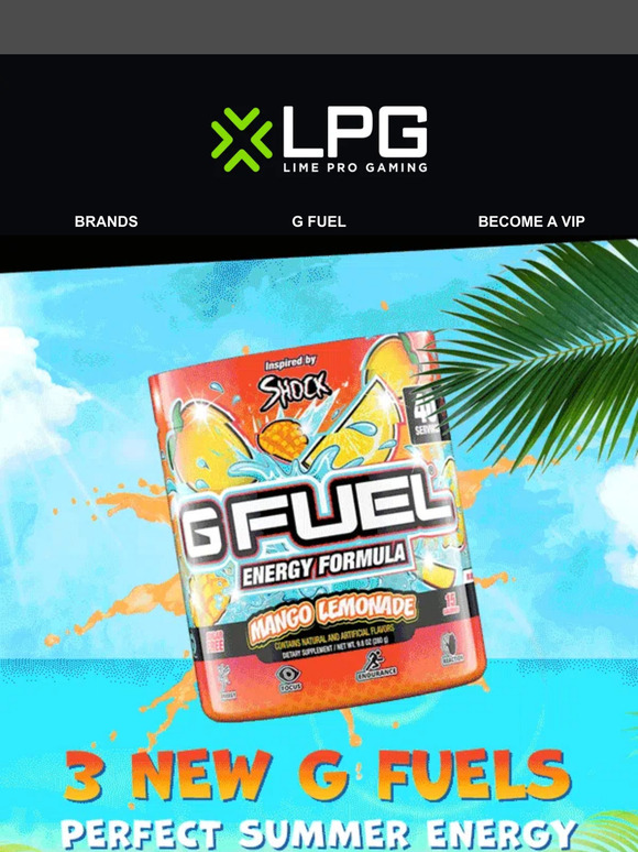 3 New G Fuel Flavors