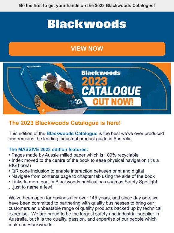 The New 2023 Blackwoods Catalogue is Here!