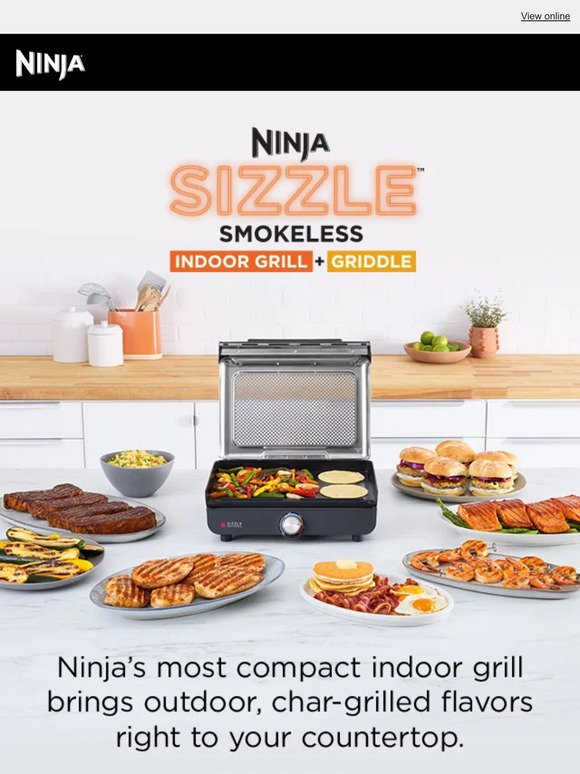Ninja's latest Sizzle Smokeless Indoor Grill/Griddle falls back to $100   low