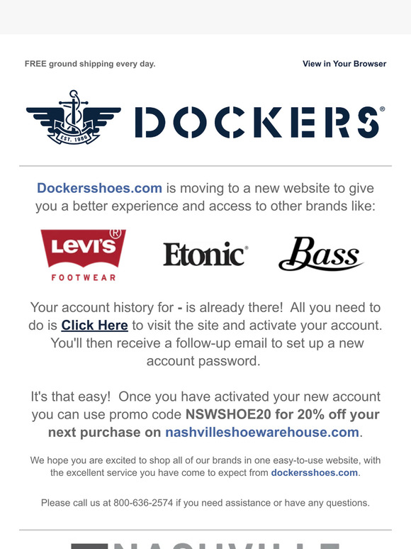 Dockers cheap shoes coupon