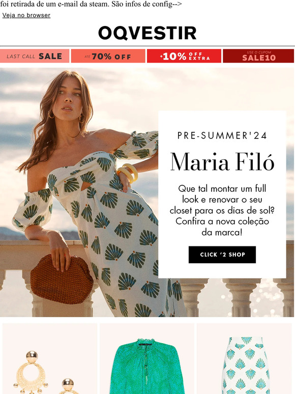 Lançamento Maria Filó + frete grátis