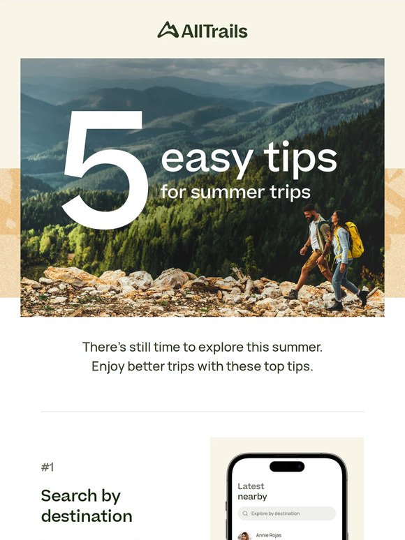 5 easy tips for better summer trips →