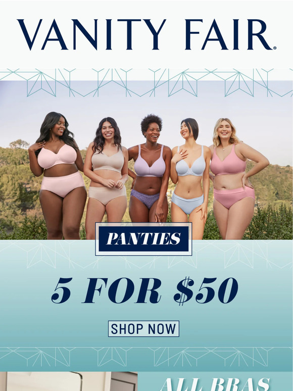 Last day! 5 for $50 panties and more.
