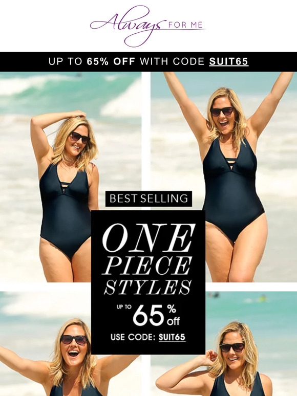 Best-Selling One Pieces 🩱 Up To 65% Off