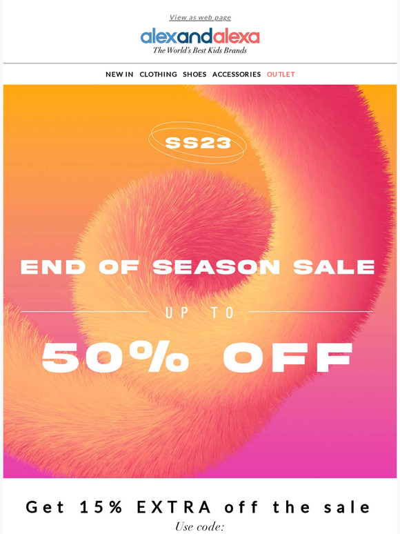 Get 15% EXTRA off the SALE 💫