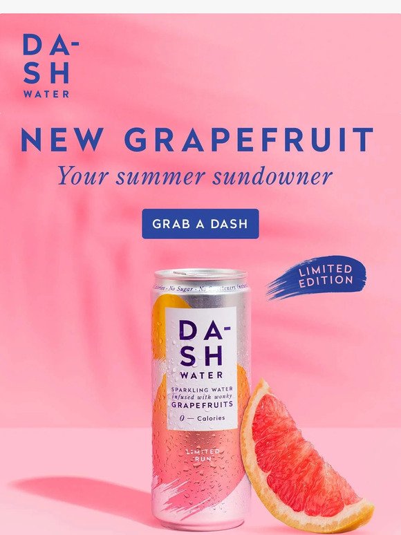 NEW Grapefruit flavour has dropped