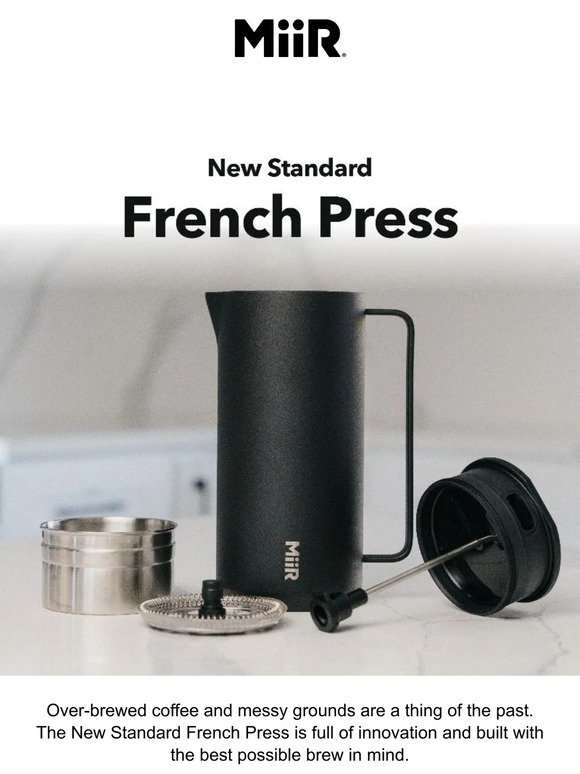 Introducing the New Standard French Press