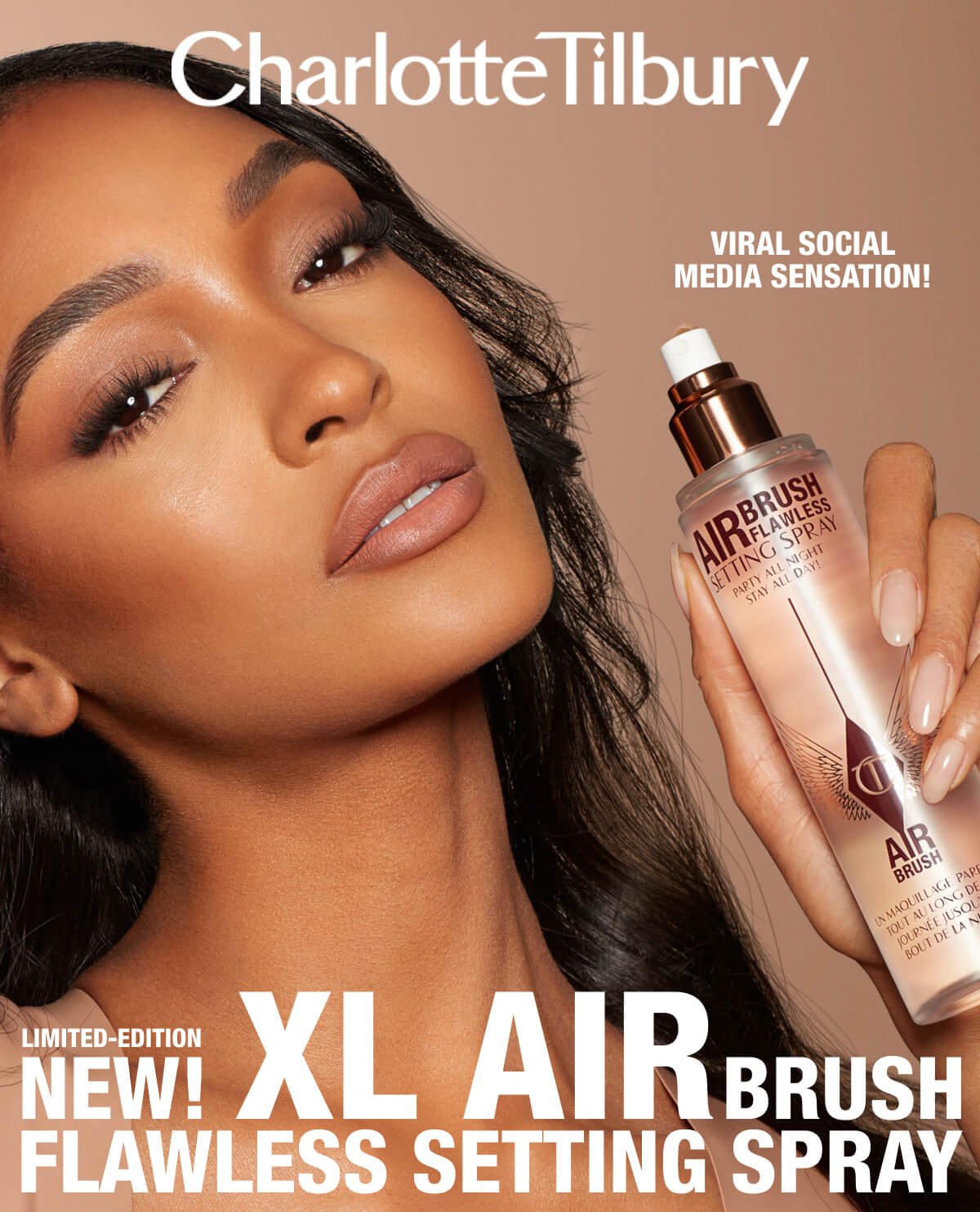 Limited Edition Packaging: Airbrush Flawless Setting Spray, Charlotte  Tilbury, Charlotte Tilbury in 2023