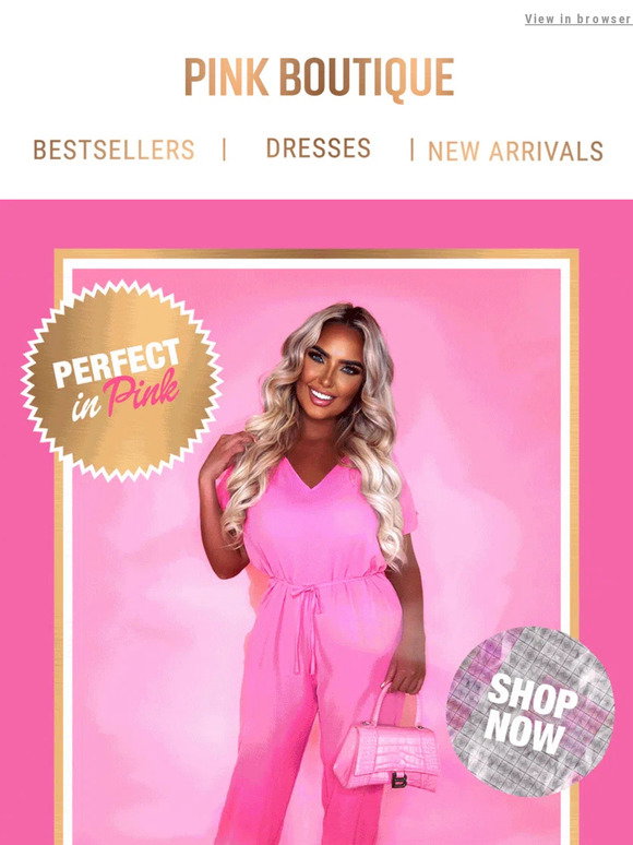 Did Someone Say Dupe Romper - Pink – Fashion House Boutique