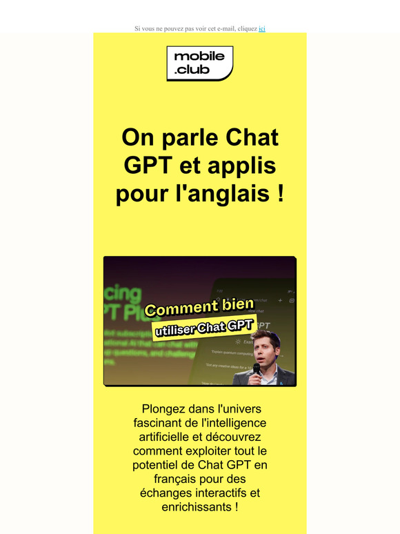 On parle Chat GPT et applis pour l'anglais !