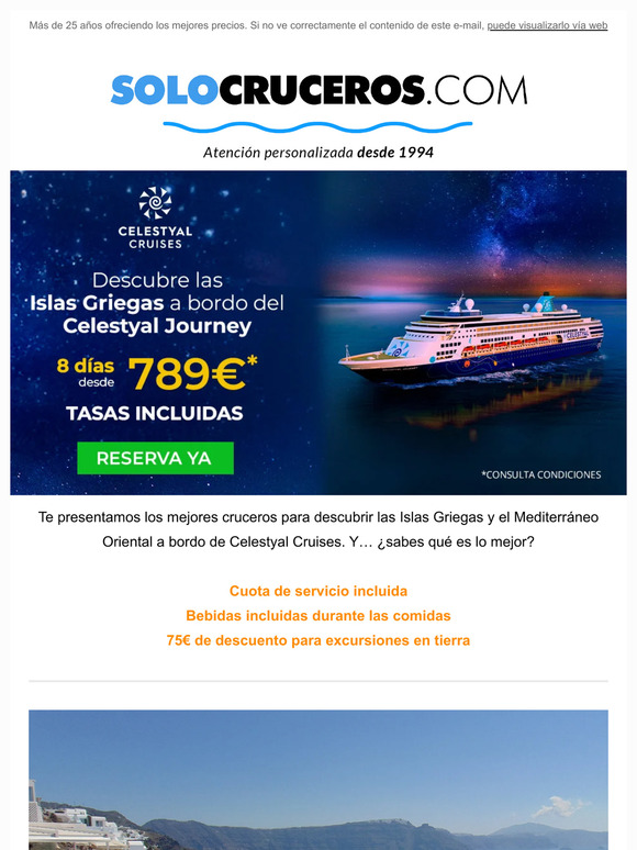 Solo Cruceros Sumérgete En La Magia De Las Islas Griegas Milled