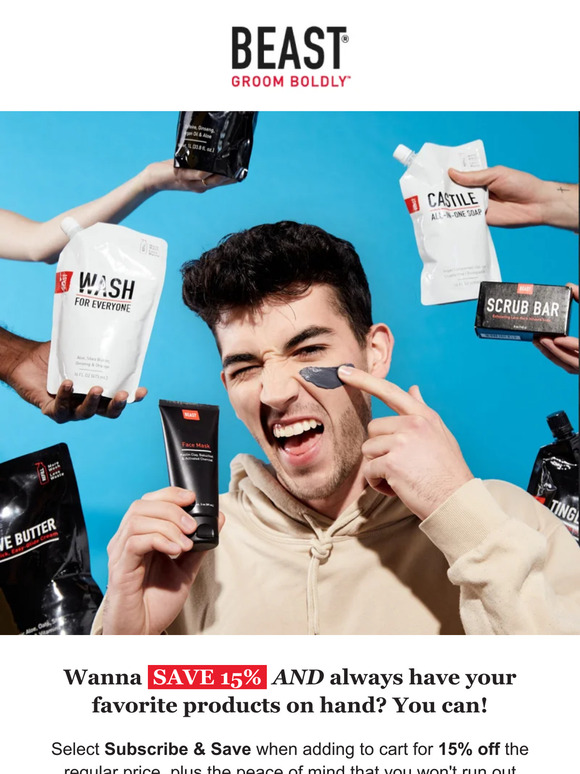Save 15% When You Subscribe