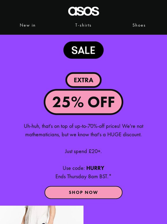 Extra 25% off FINAL Sale 🗣