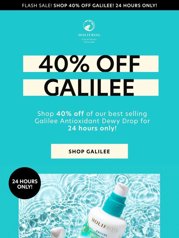 🌟24 HR. FLASH SALE 🌟 Shop 40% off of Galilee Dewy Drop