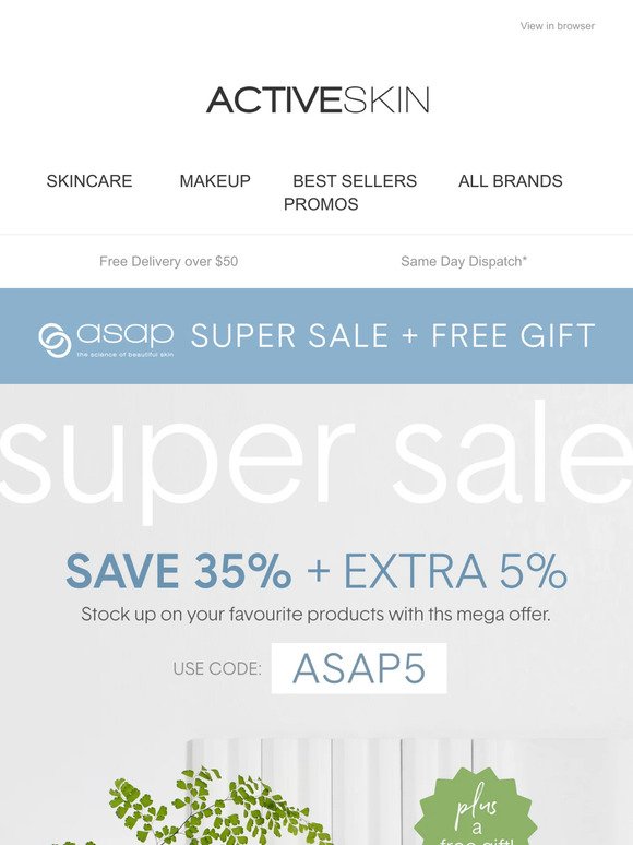 ASAP SUPER SALE | 35% + Extra 5% off 🔥💸
